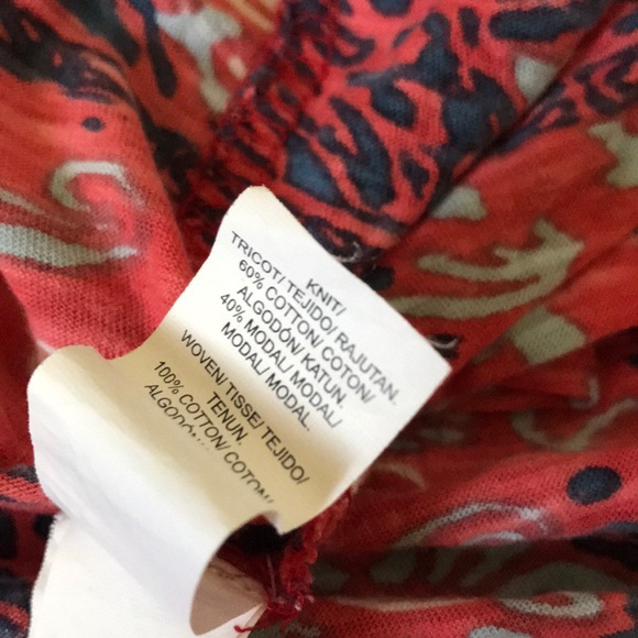 Lucky Brand Floral Patterned Top - Picture 6 of 6